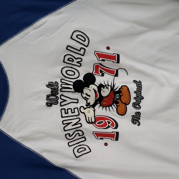 Mickey Mouse Walt Disney World baseball tshirt - Picture 2 of 4